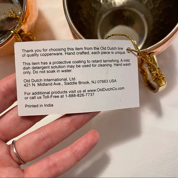 Set of 2 Copper Moscow Mule Mugs - Picture 12 of 13